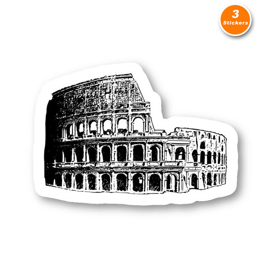 Rome Colosseum Vinyl Sticker