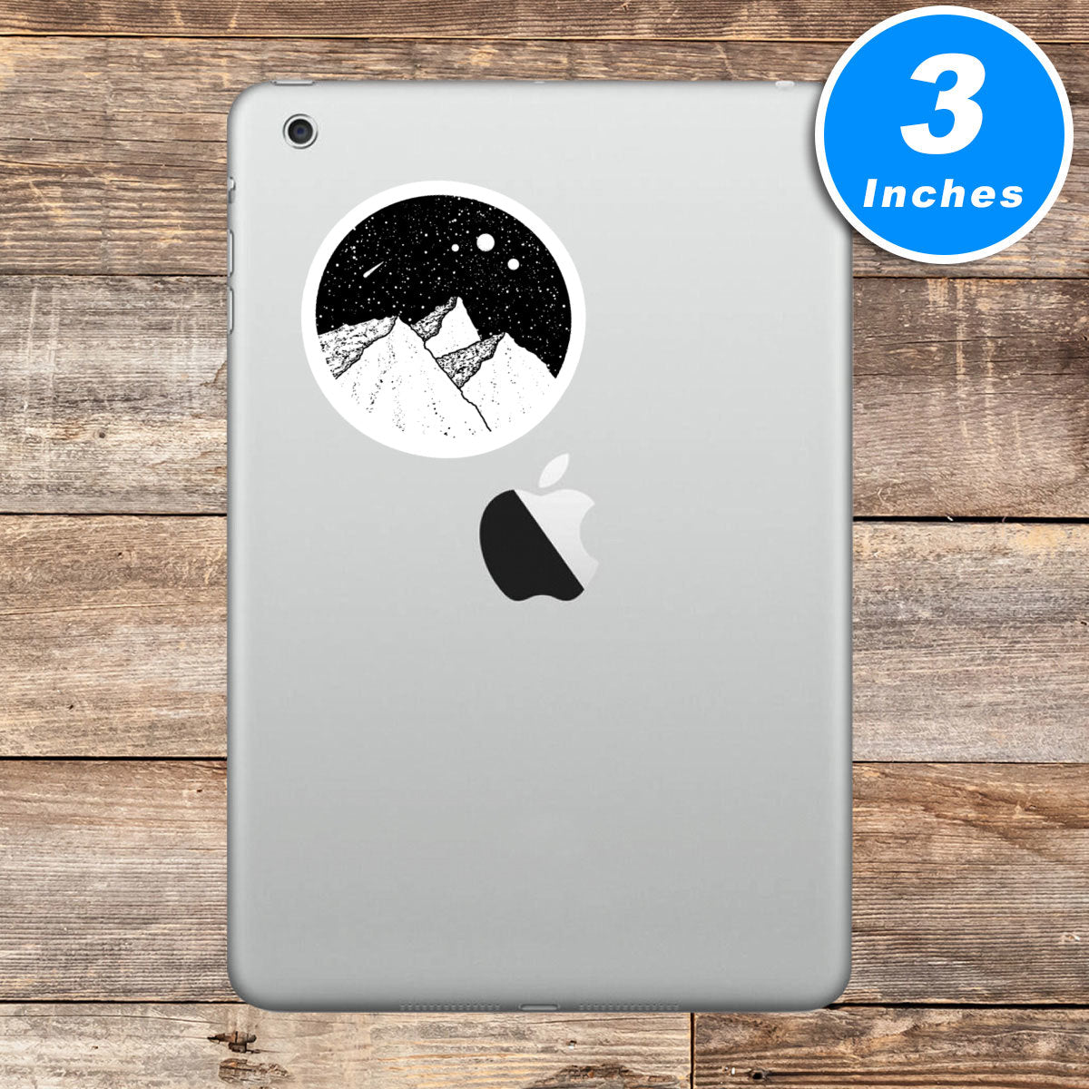 Space Mountains Vinyl Stickers