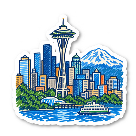 Seattle Vinyl Sticker