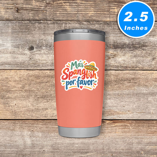 Latin Spanglish Phrases Vinyl Stickers