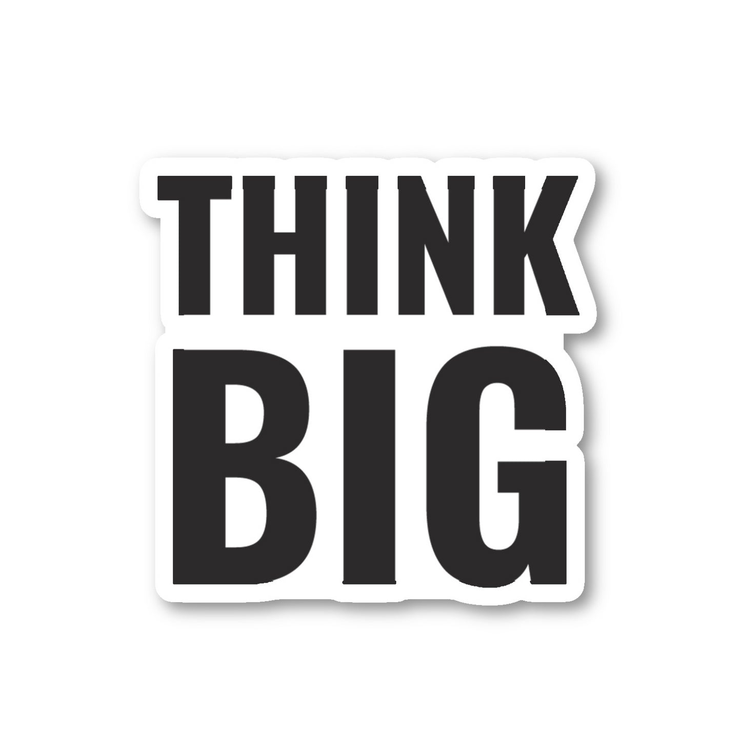 Think Big Vinyl Sticker