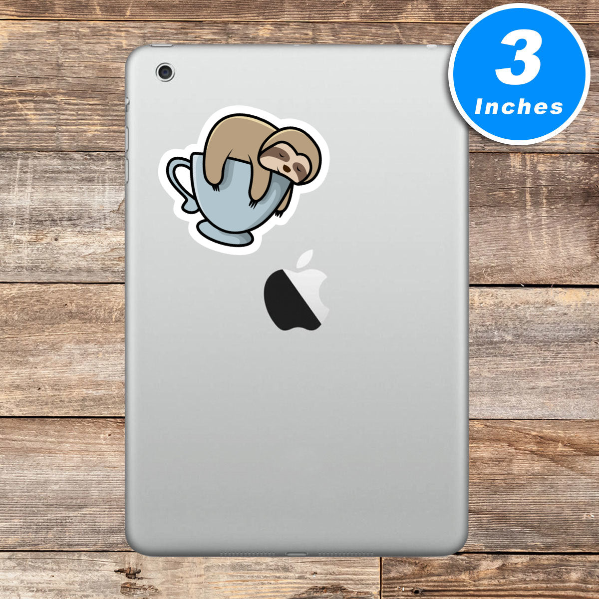 Lazy Sloth Vinyl Stickers