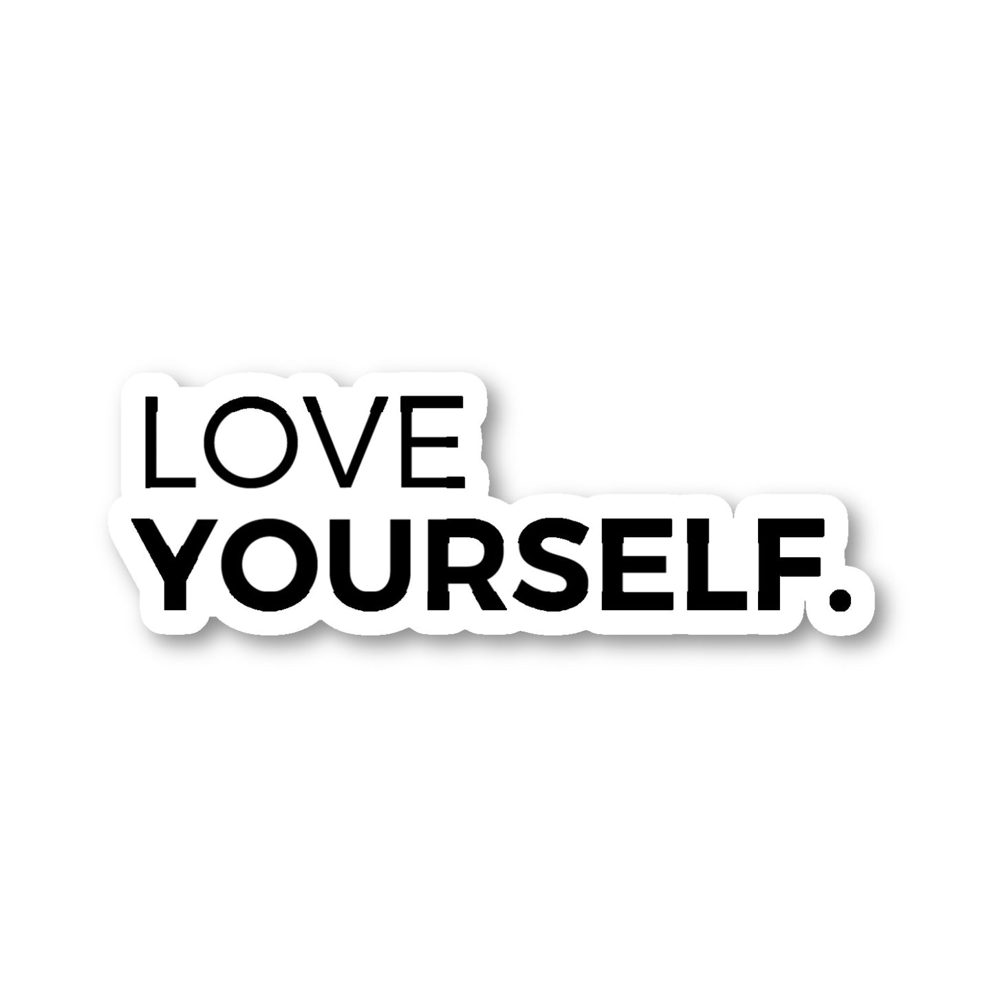 Love Yourself Vinyl Sticker