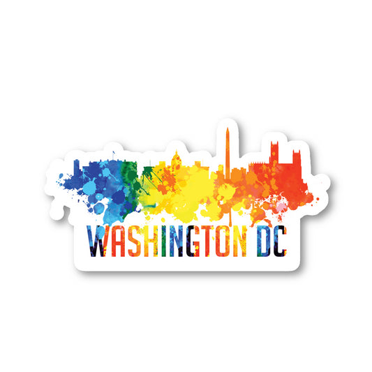Washington Dc Vinyl Sticker