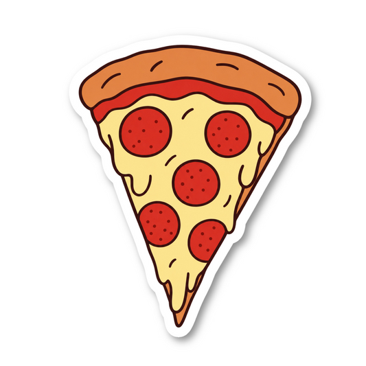 Pizza Sticker Vinyl Sticker