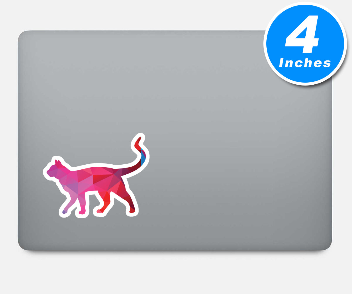 Cat Walking Vinyl Stickers