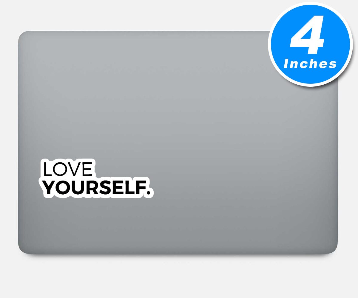 Love Yourself Vinyl Stickers