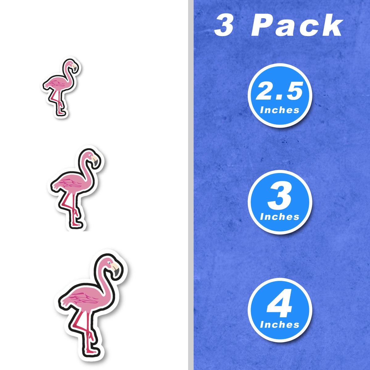 Pink Flamingo Vinyl Stickers