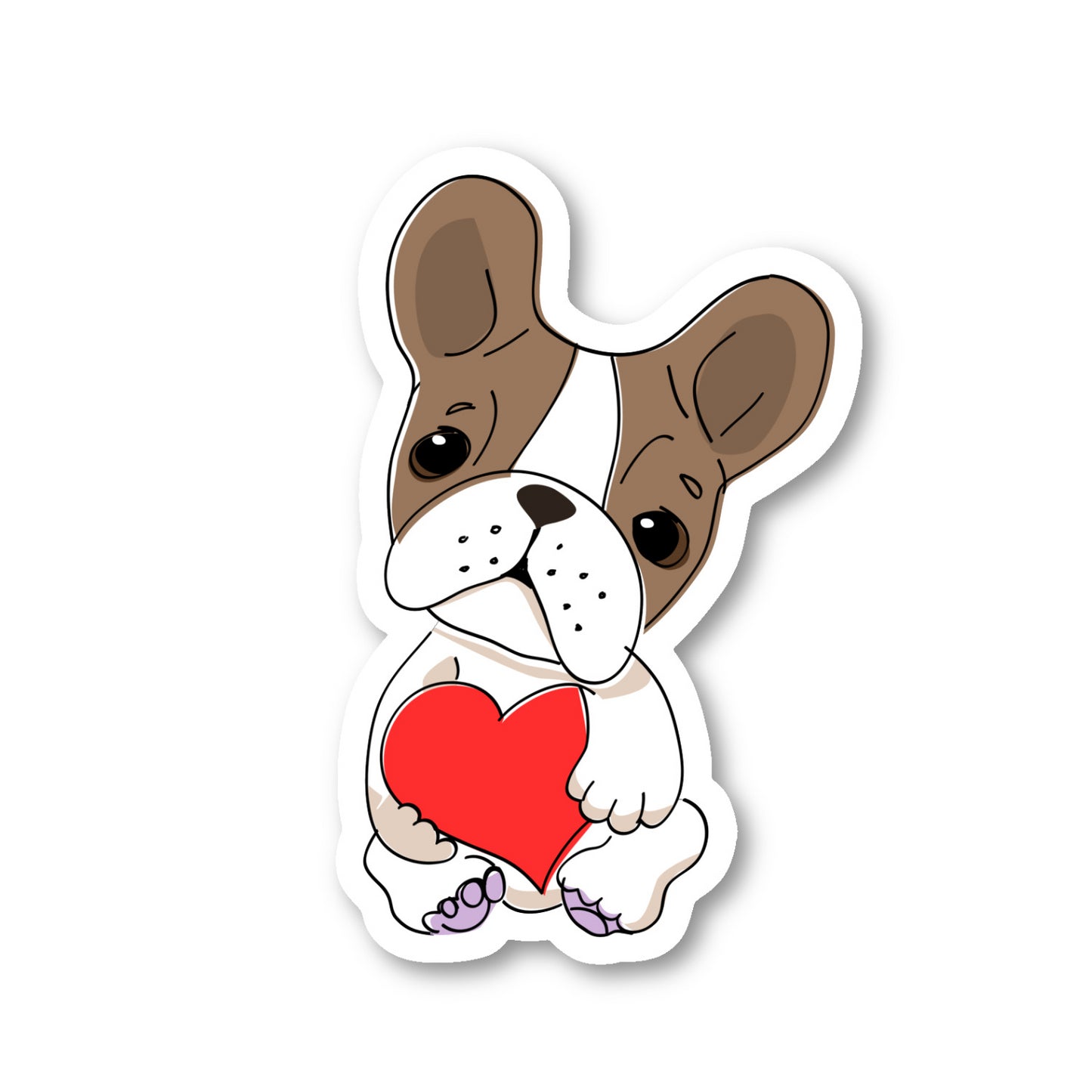 Frenchie Vinyl Sticker
