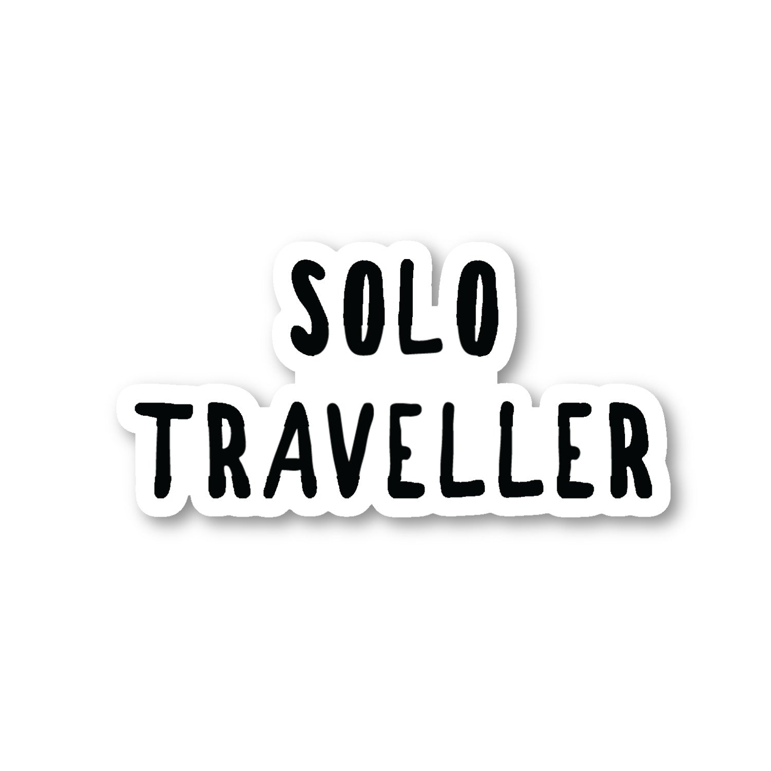 Solo Traveller Vinyl Sticker