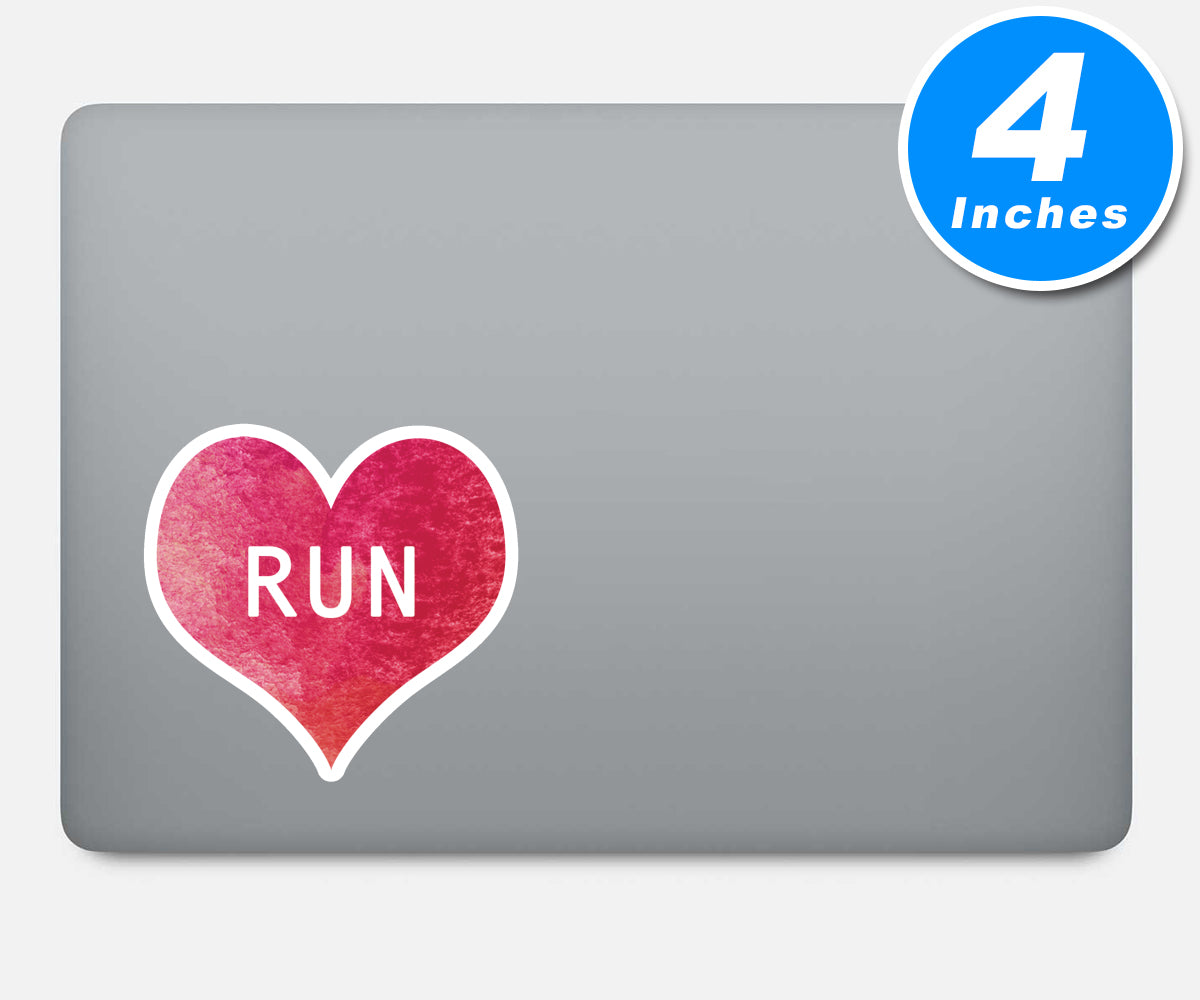 Running Vinyl Stickers