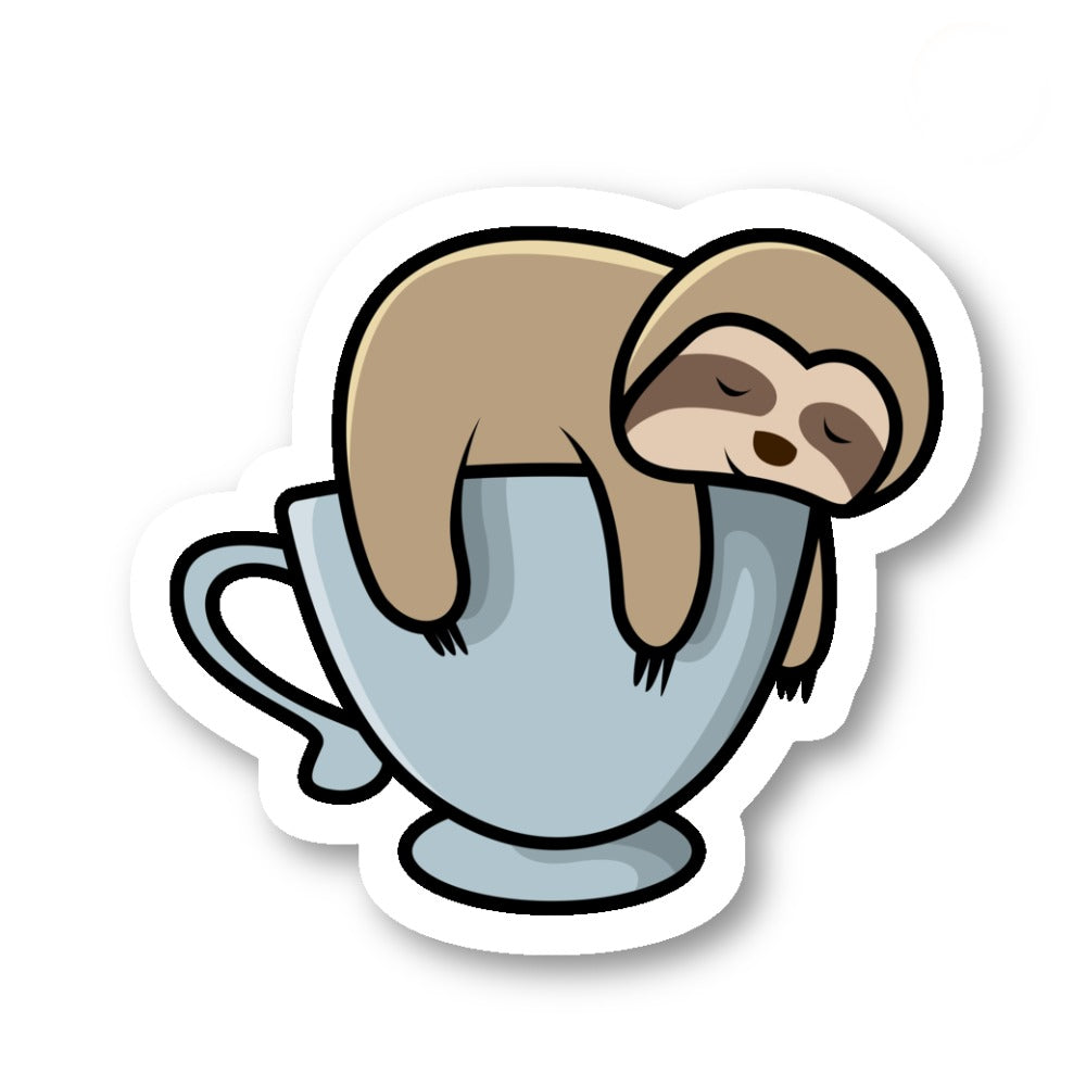 Lazy Sloth Vinyl Sticker