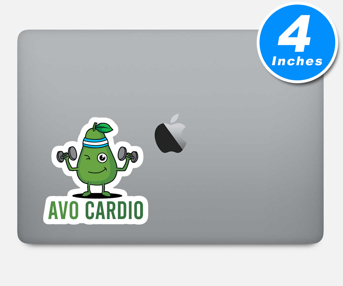 Avo Cardio Vinyl Stickers
