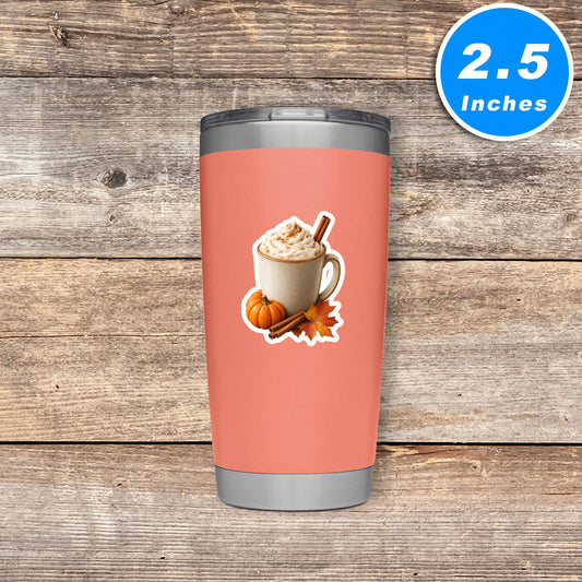 Fall Coffee Vinyl Stickers