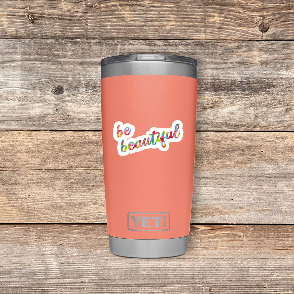 Be Beautiful Vinyl Stickers