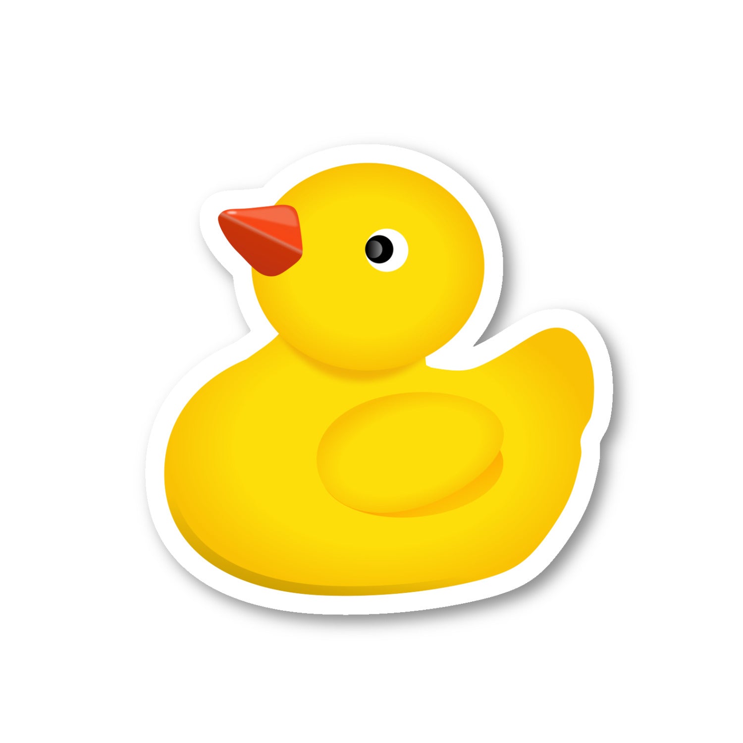 Rubber Ducky Yellow Ducky Vinyl Sticker