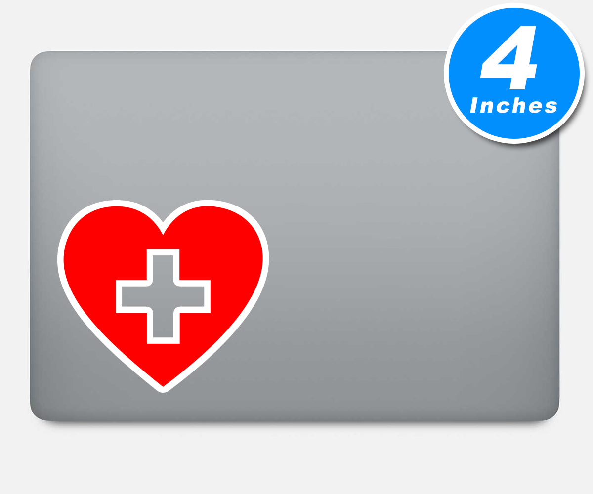 First Aid Medical Heart Doctors Vinyl Stickers