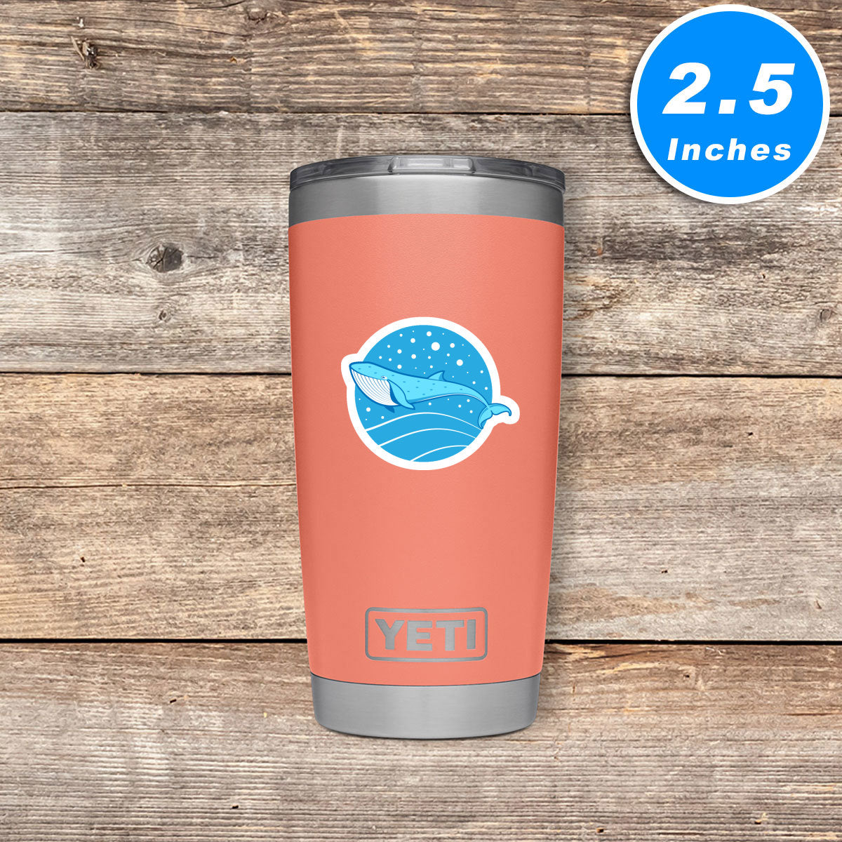 Whale Colorful Vinyl Stickers