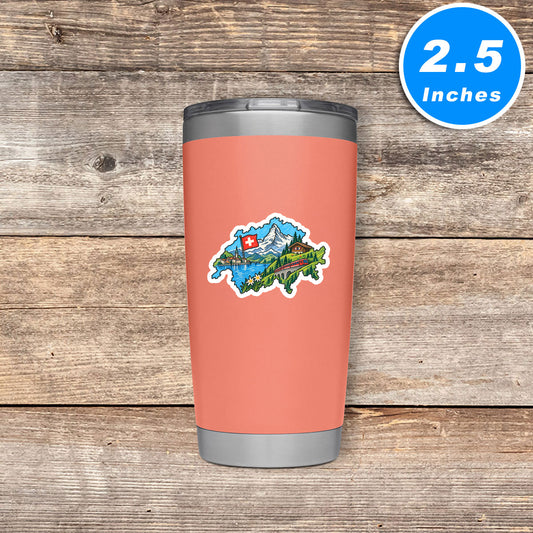 Switzerland Sticker Vinyl Stickers