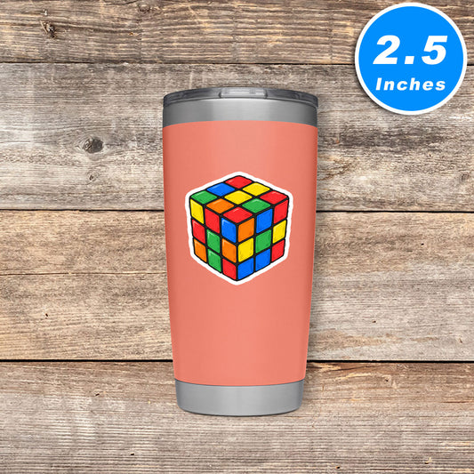 Rubiks Cube Vinyl Stickers