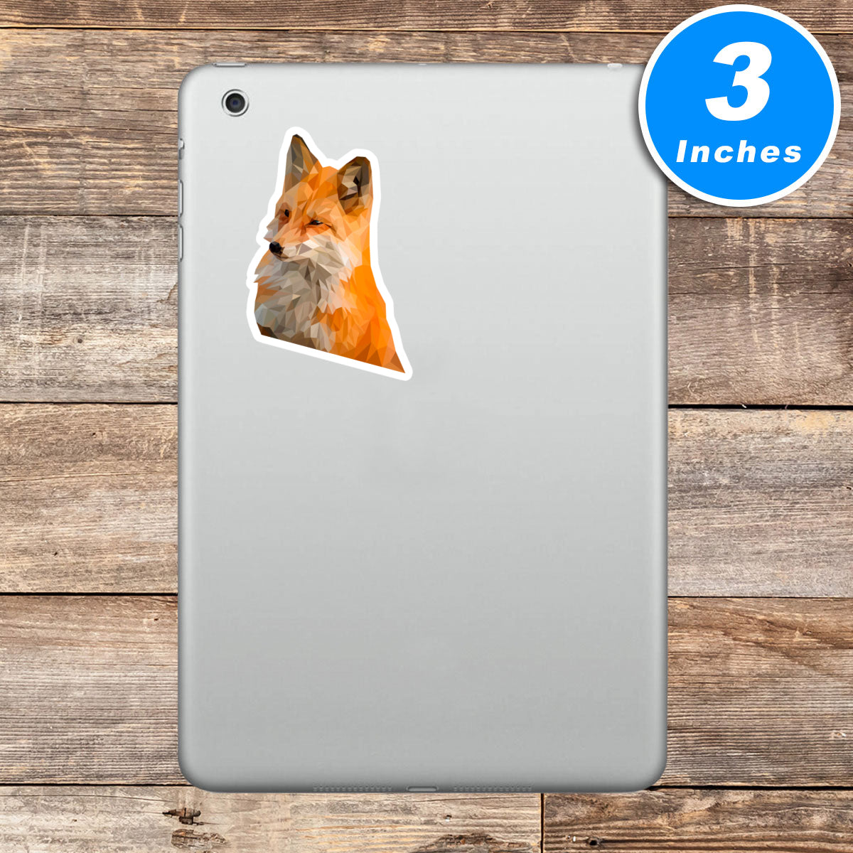 Fox Pixelated Vinyl Stickers