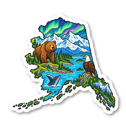 Alaska Vinyl Sticker