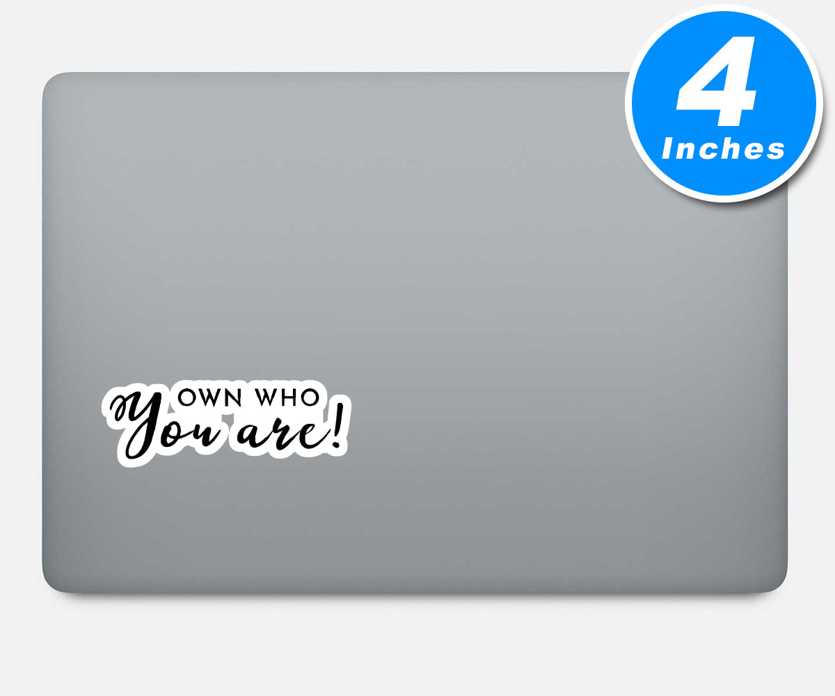 Own Who You Are Vinyl Stickers