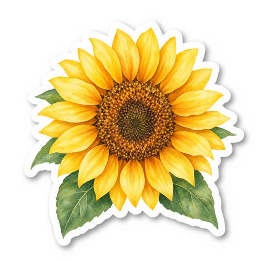 Sunflower Stickers Vinyl Sticker