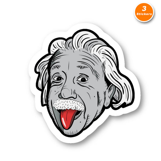 Einstein Vinyl Sticker
