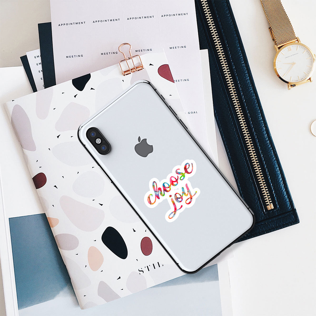 Choose Joy Vinyl Stickers