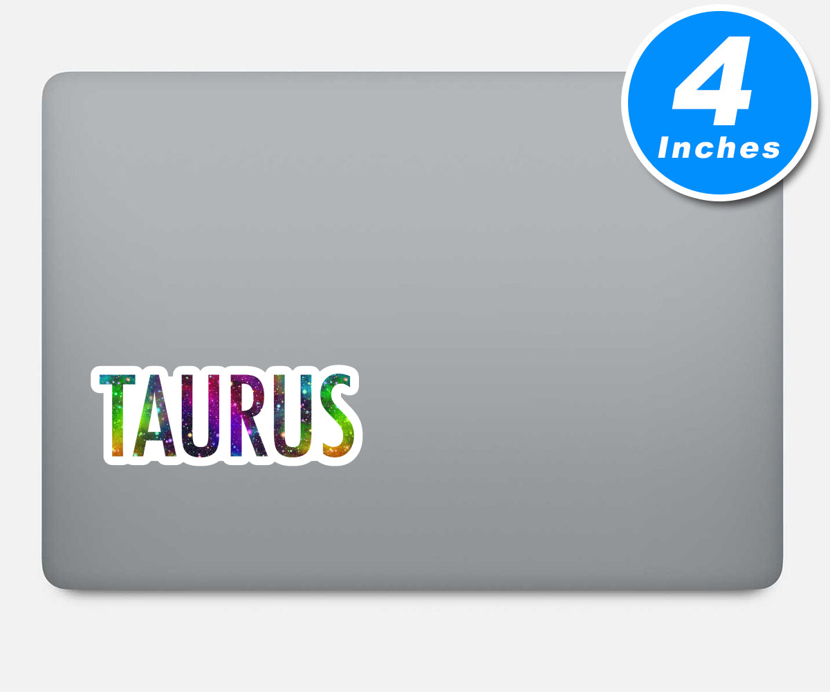 Taurus Astrology Sign Vinyl Stickers