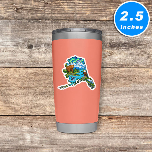 Alaska Vinyl Stickers