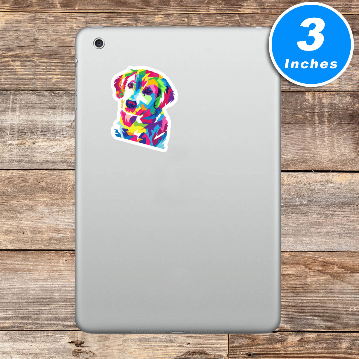 Colorful Dog Vinyl Stickers
