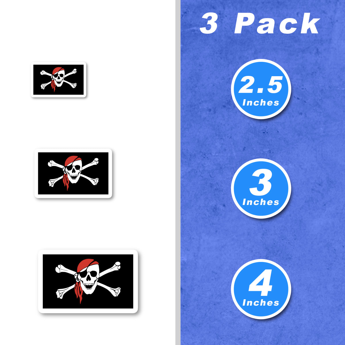 Pirate Flag Vinyl Stickers