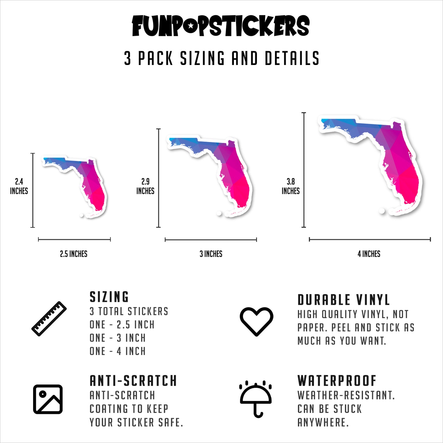 Florida Vinyl Stickers