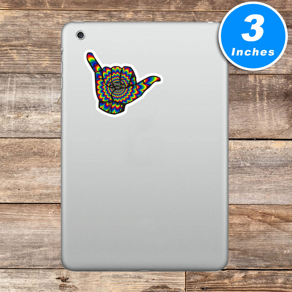 Psychedelic Groovy Vinyl Stickers