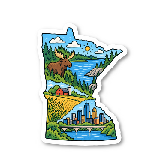 Minnesota Vinyl Sticker