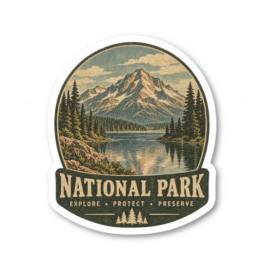 National Park Stickers Vinyl Sticker