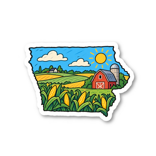 Iowa Vinyl Sticker