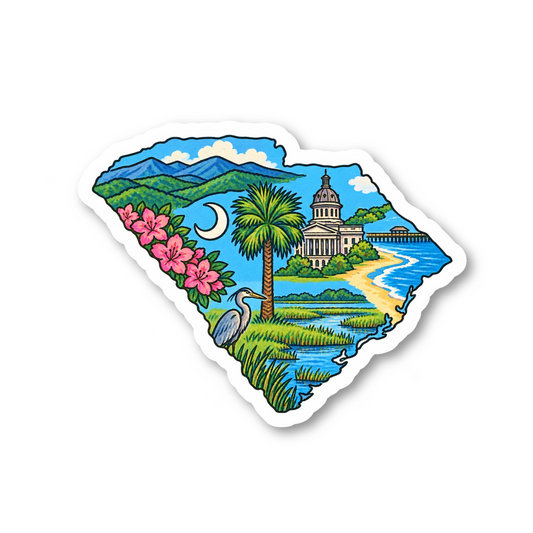 South Carolina Vinyl Sticker