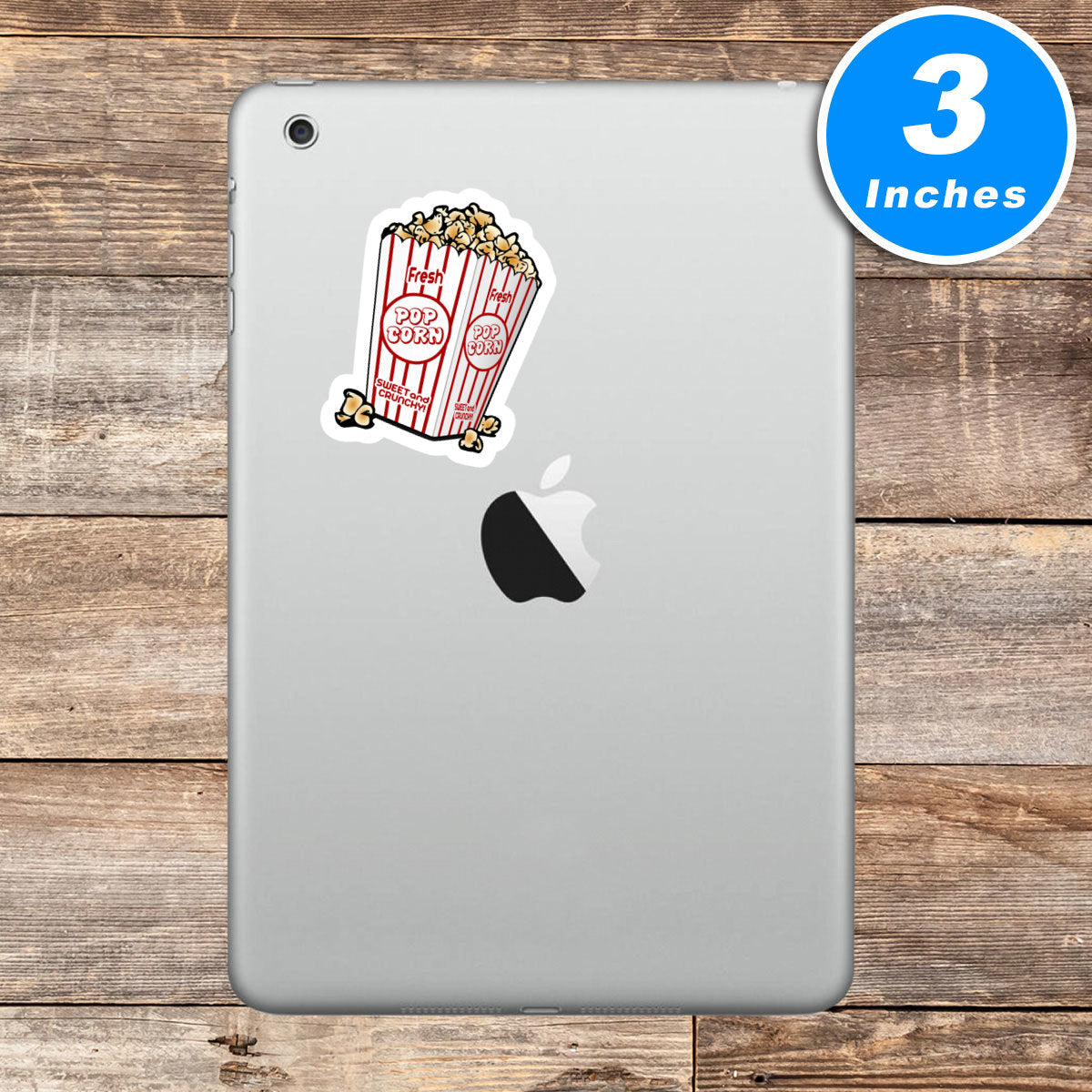 Popcorn Vinyl Stickers