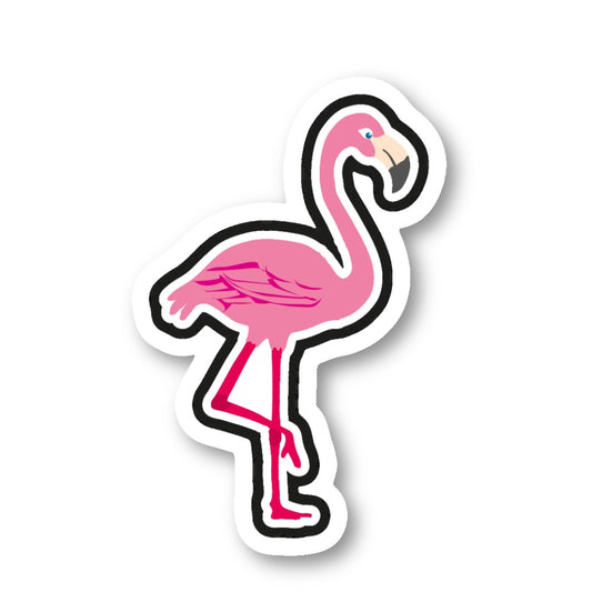 Pink Flamingo Vinyl Sticker