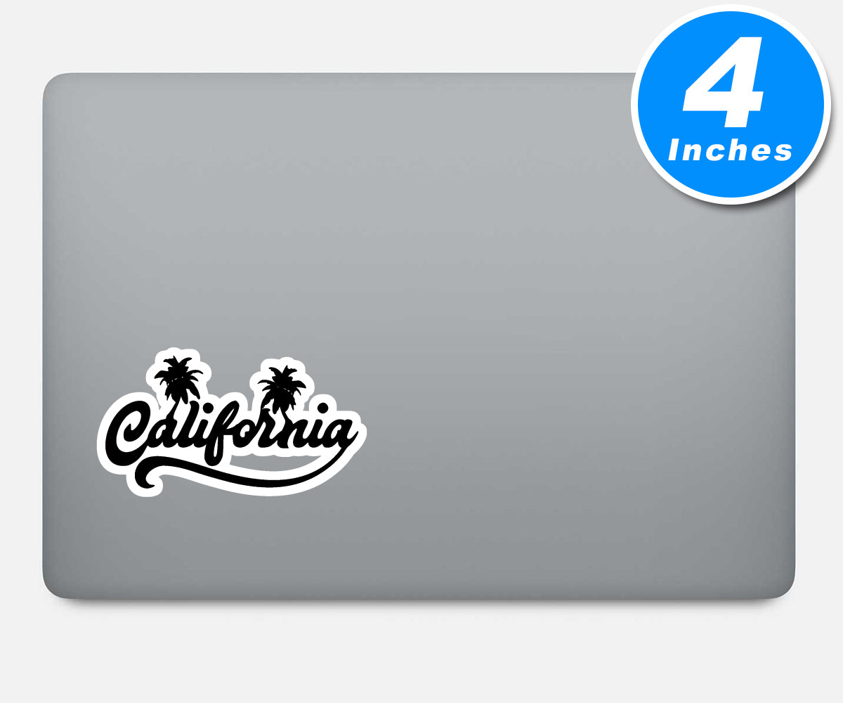 California Palm Trees Vinyl Stickers