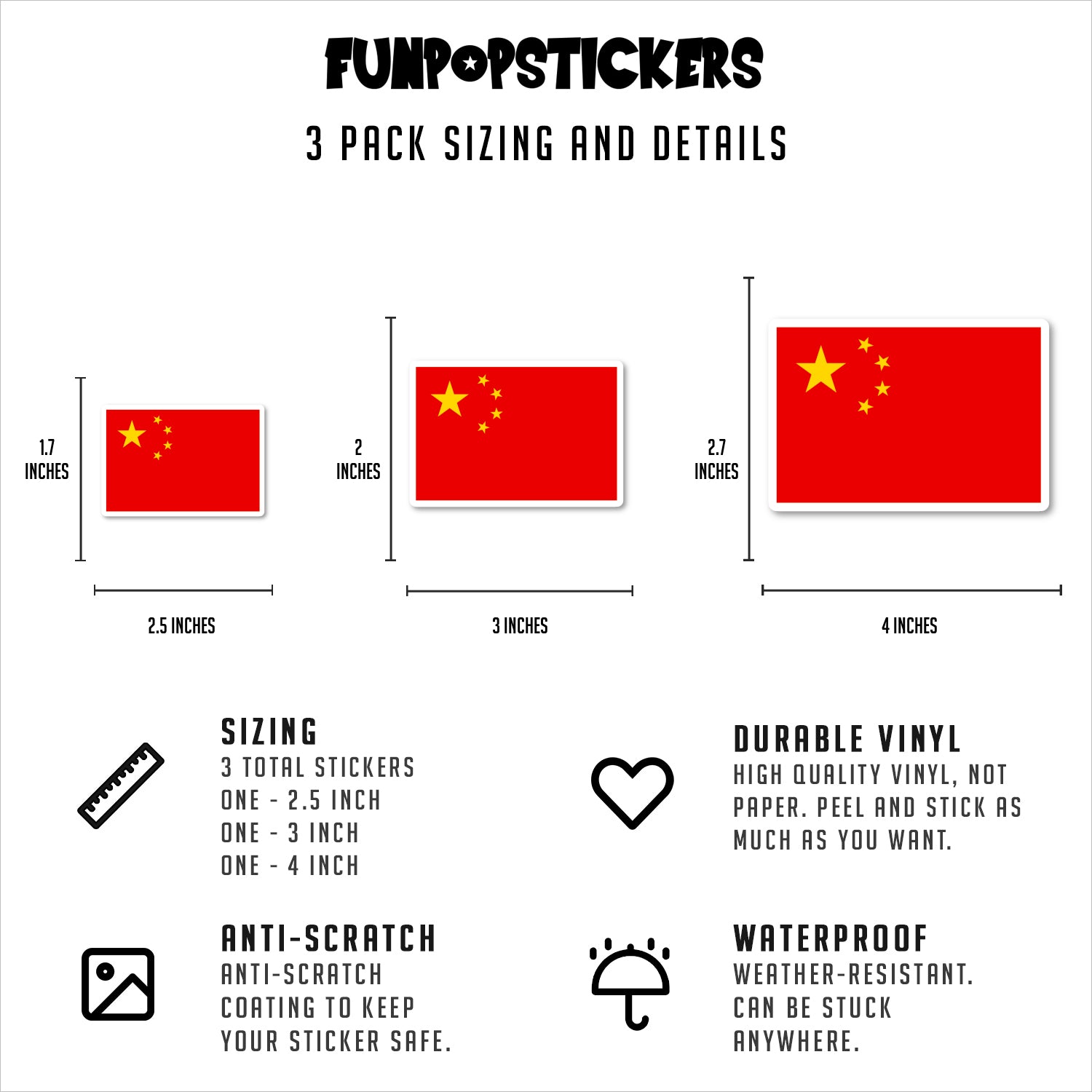 China Chinese Vinyl Stickers