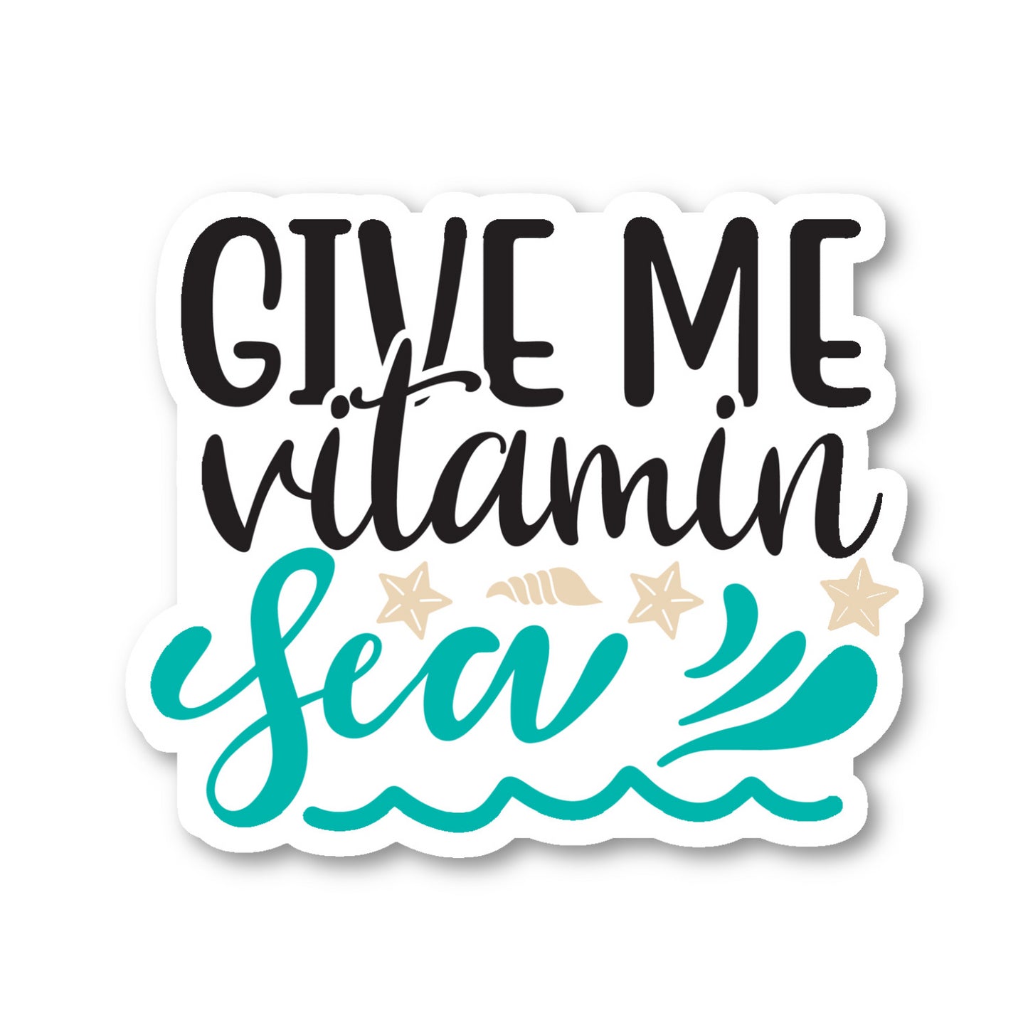 Give Me Vitamin Sea Vinyl Sticker