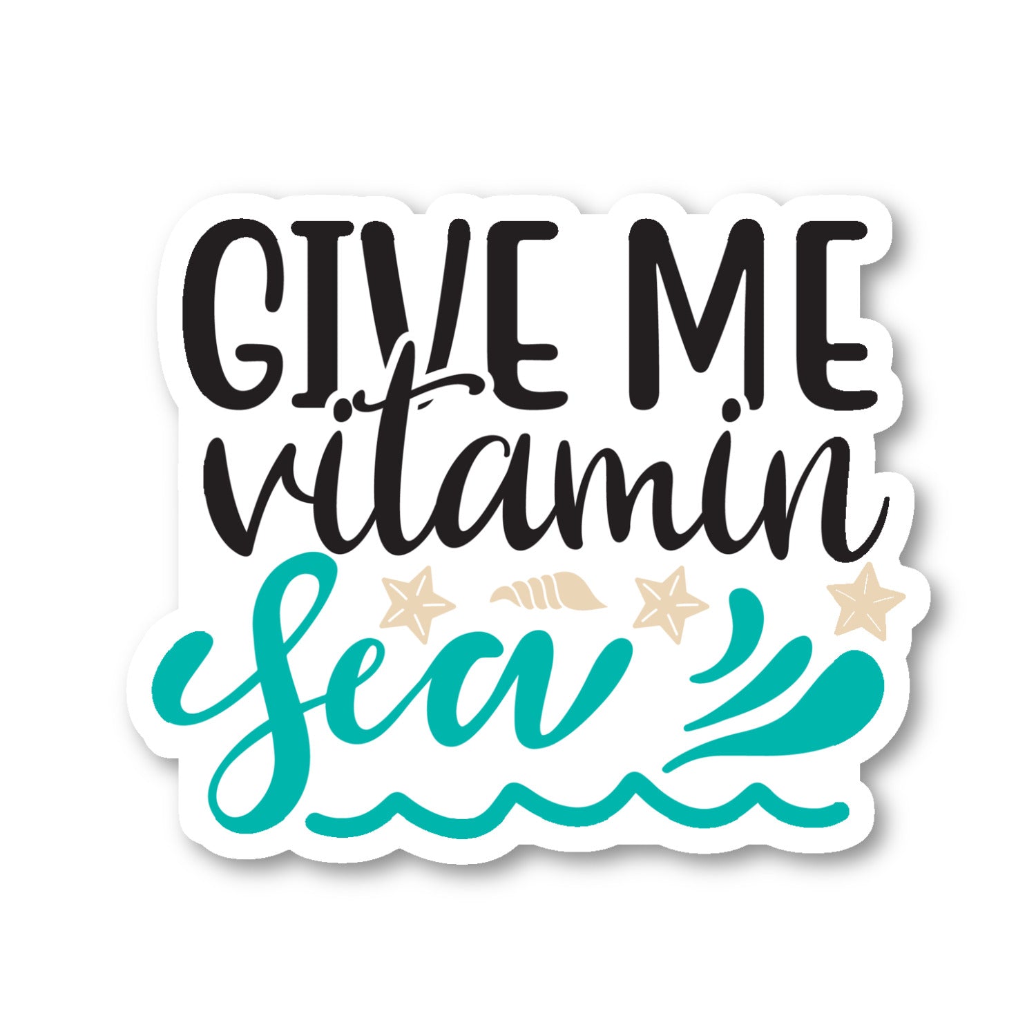 Give Me Vitamin Sea Vinyl Sticker