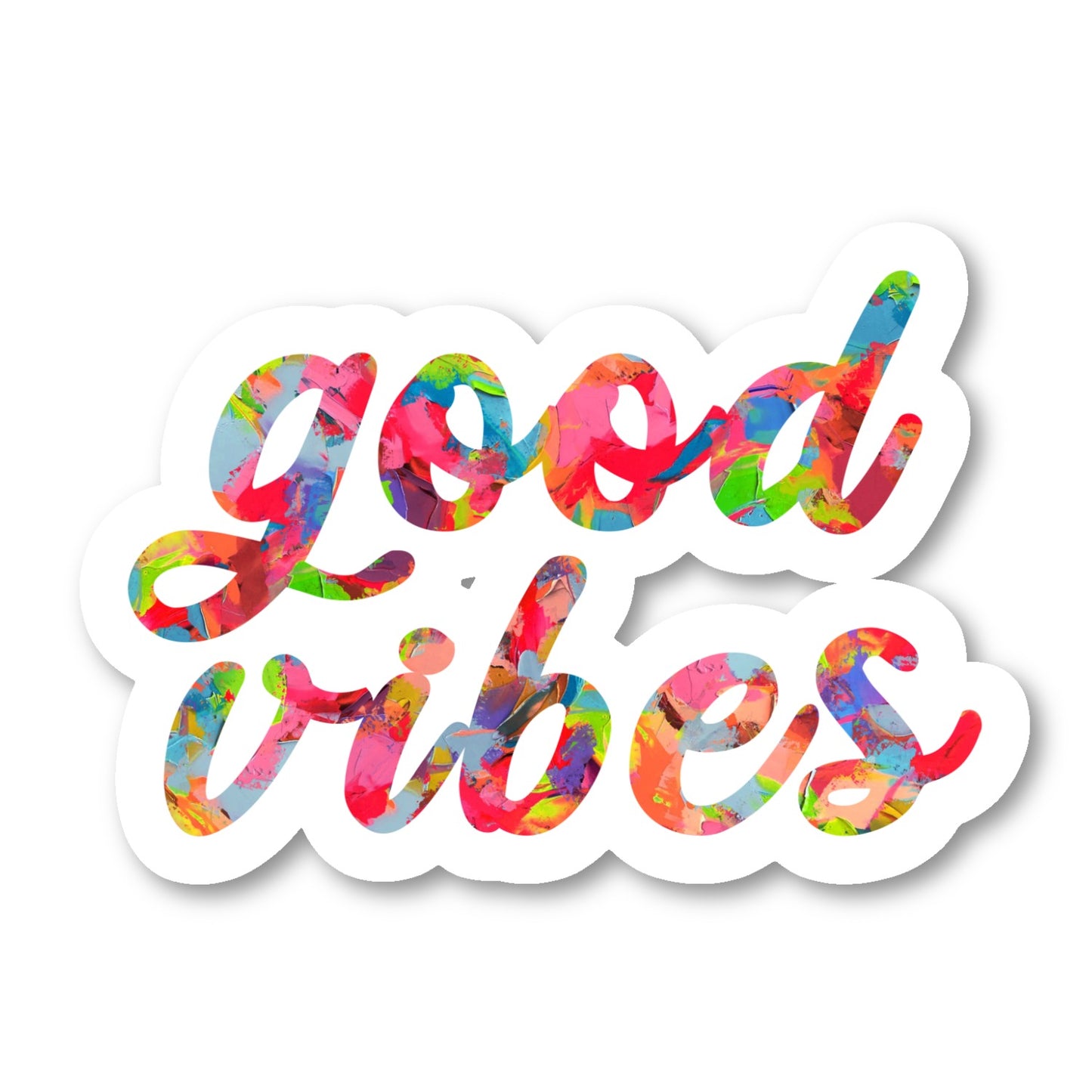 Good Vibes Vinyl Sticker