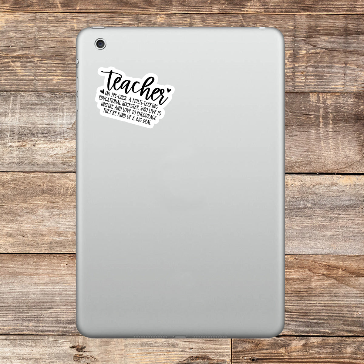 Teacher Definition Multi Tasking Educational Rockstar Vinyl Stickers
