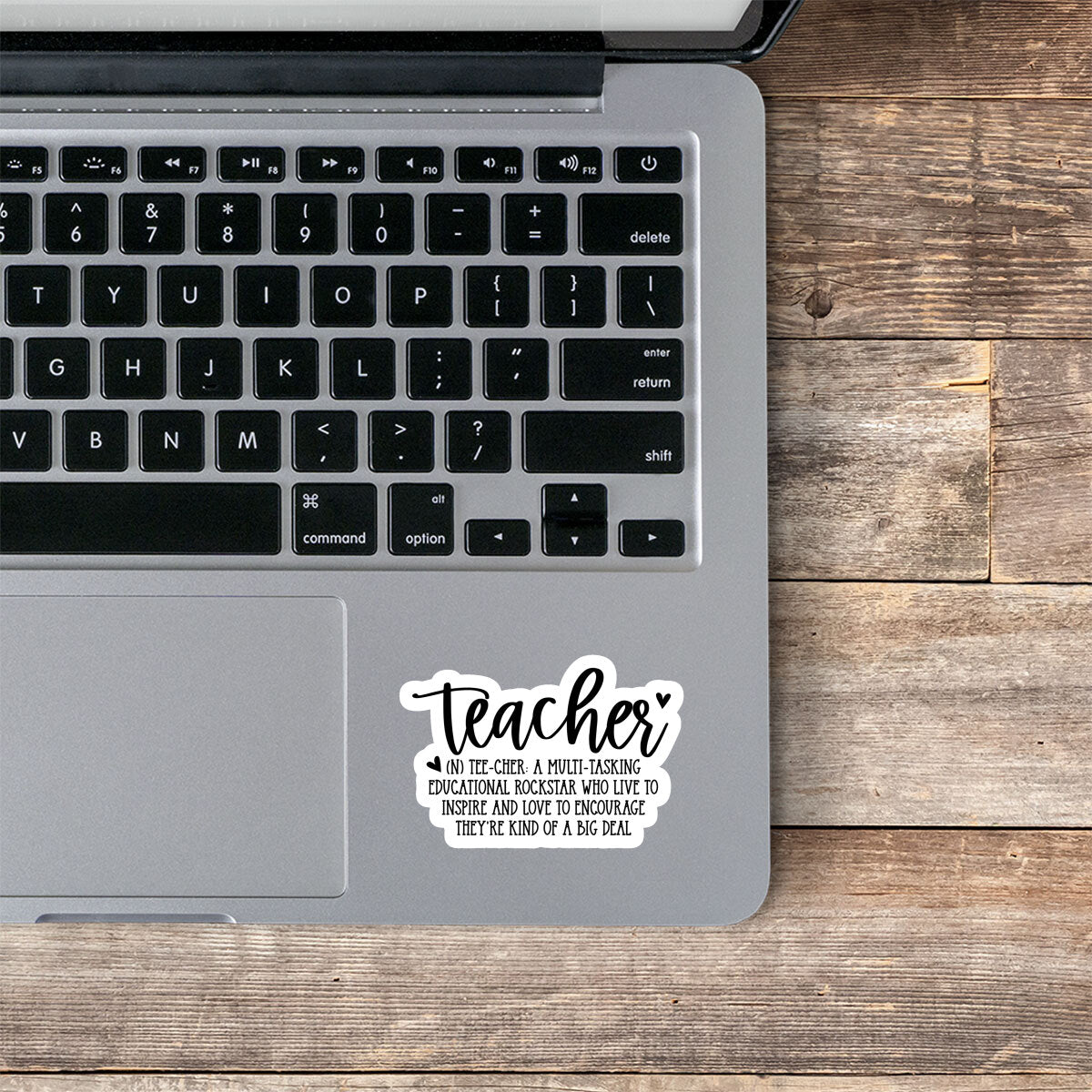 Teacher Definition Multi Tasking Educational Rockstar Vinyl Stickers