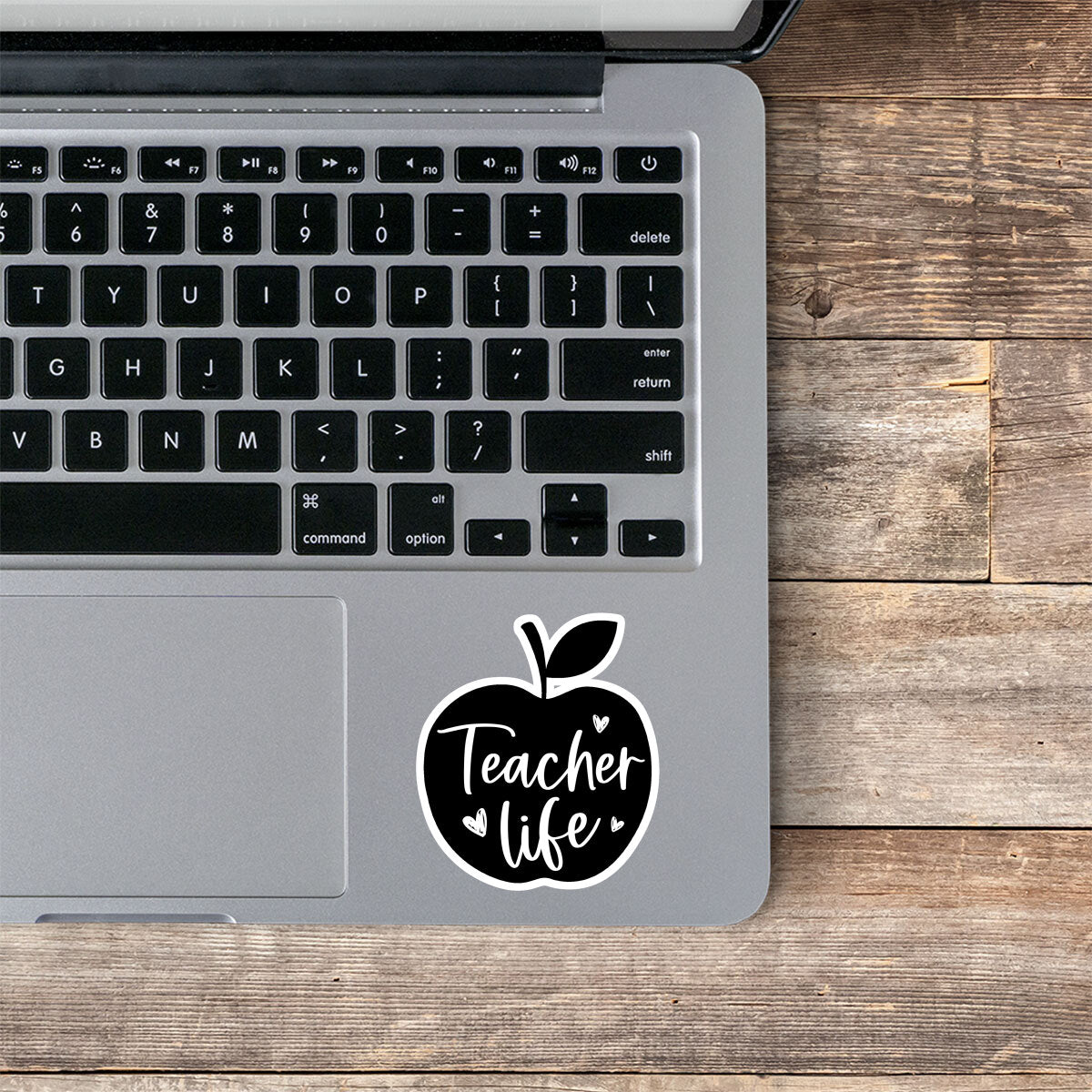 Teacher Life Apple For The Teacher Vinyl Stickers